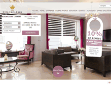 Tablet Screenshot of hotelcoronaparis.com